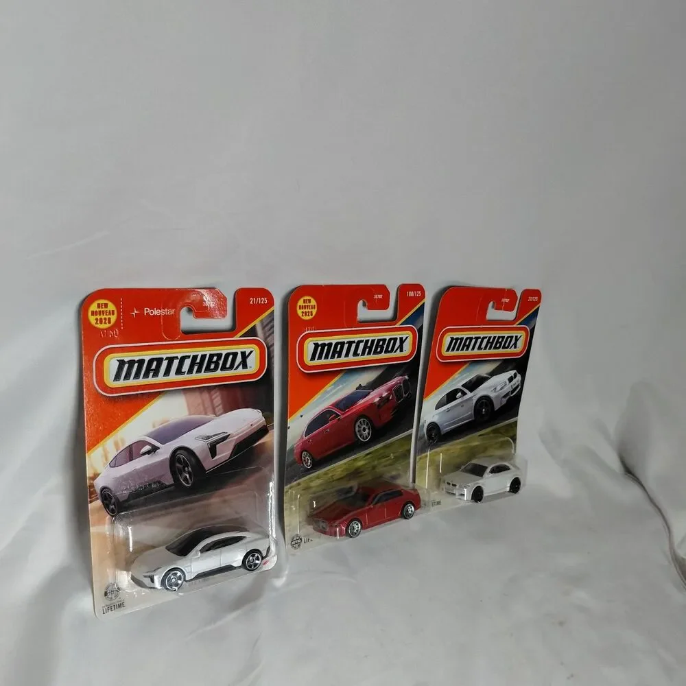Matchbox Lot 3 2024 BMW 7-Series Red Polestar 5 White BMW 1M Coupe Diecast